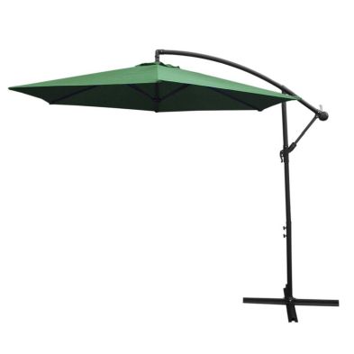 Product photograph of Cantilever Garden Parasol By Raven - 3m Green from QD stores