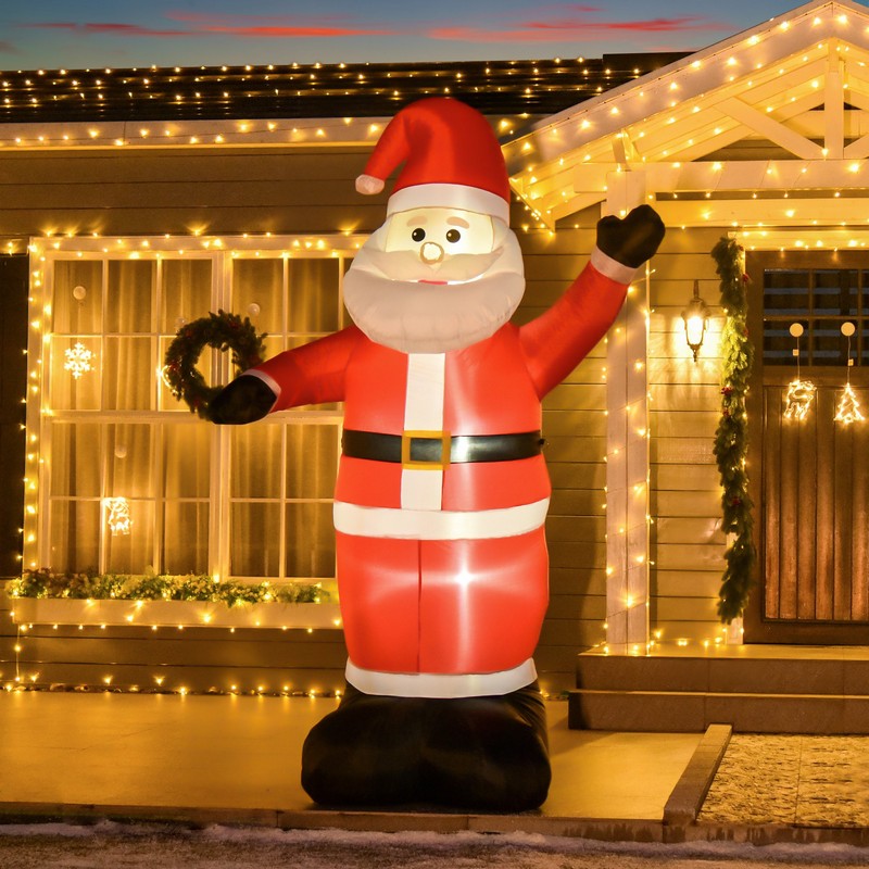 Santa Inflatable Christmas Decoration - 248cm