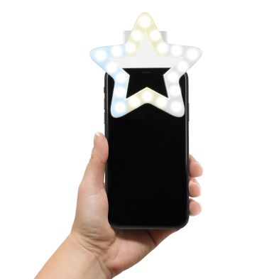 Product photograph of Clip On Phone Selfie Light Star from QD stores