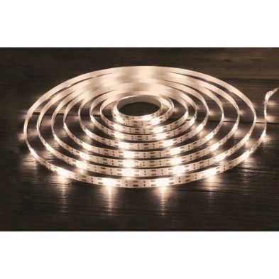 Product photograph of Solar Garden Strip Light 100 Warm White Led - 5m By Bright Garden from QD stores