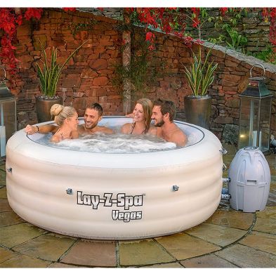 Product photograph of Lay-z-spa Vegas Airjet Hot Tub 1 96m from QD stores