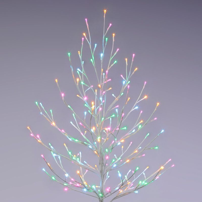 5ft Christmas Tree Light Feature Multicoloured Aurora